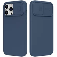 Nillkin Silicone Case Para iPhone 13 Pro Max 6.7 Navy