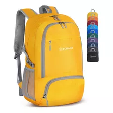 Mochila De Viaje Zomake Empacable 30l Amarilla