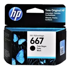 Cartucho De Tinta Hp 667 Preto Original P/ 2776, 2775, 2376