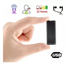 Ec Grabadora Audio/microfono Espia/oculto Rep Musica 8gb 10h