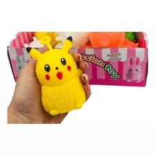 12 Pikachu Squishy Pokemon Con Luz Suave Antiestres