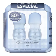 Desodorante 2 Uni Blue 50ml Giovanna Baby On 48h Rollon 