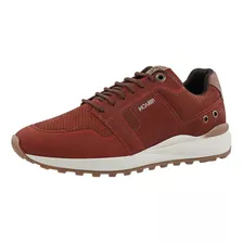 Zapatilla Ferracini Hombre Dark 9351 Rojo Urbano