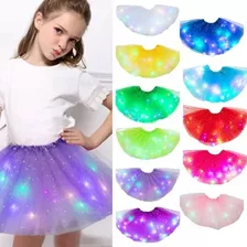 Tutu Para Niñas Con Luces Led 30cm