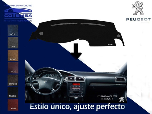 Cubretablero Bordado Peugeot 406, 2001 A 2005 Foto 5