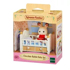 Sylvanian Families Bebe Coelho Chocolate E Cama Epoch 5017