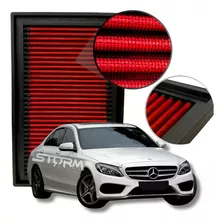 Filtro Ar Esportivo Mercedes C180 1.6 Cgi Turbo 2014 A 2020