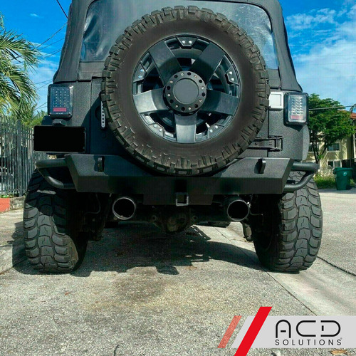 Escape Mofle Salida Dual Jeep Wrangler Jk 2007 - 2018 Acd Foto 5