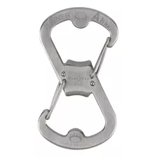 Ahhh... Stainless Bottle Opener Llavero Gris Nite Ize