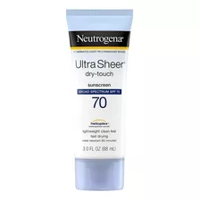 Bloqueador Solar Neutrogena Fps70 Ultra Sheer Dry-touch 88ml