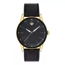 Reloj Movado 607223 Cuero Negro Hombre