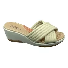 Chinelo Tamanco Salto Anabela Modare Ultraconforto 7182.100