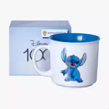 Caneca Cerâmica 350ml Disney 100 Anos Stitch Zona Criativa