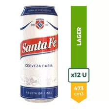 Cerveza Santa Fe Rubia Lata 473ml Pack X12 La Barra Oferta