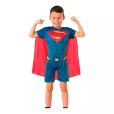 Fantasia Super Homem Clássica Infantil
