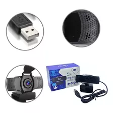 Webcam Rotativa Usb Full Hd 1080p Microfone Pra Computador