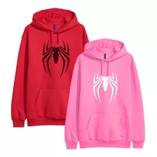 2 Hoodies / Spiderman / Pareja Pack De Sudaderas