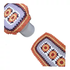 Jogo De Banheiro De Crochê Com 2 Pçs - Colorido Kat Crochê 