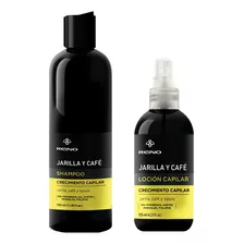 Shampoo Y Loción Crecimiento Capilar Jarilla Y Café