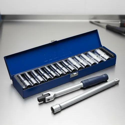 Kit Bremen: Juego Llaves Tubo Largos 13 Pzs 10-27mm + Llave Fuerza 1/2 38cm + Barra Extensión 1/2 250mm