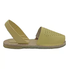 Sandalias Chatitas Mujer 100% Cuero Vacuno Menorquina Abarca