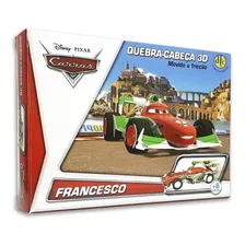 Quebra Cabeça Carros Francesco - Dtc - 3d - Disney