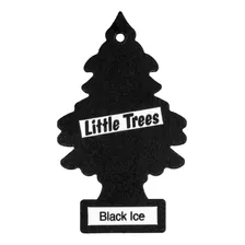 Aromatizante Pinitos Black Ice Little Trees / Kit 4 Piezas