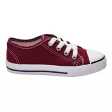 Tenis Casuales Niño Niña Varios Colores Tallas 17 A 21 Lona