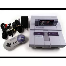 Super Nintendo Original Com Controle E Um Jogo Super Ness Video Game