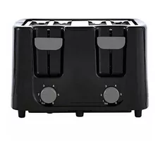 Continental Electric Ce-tt029 Toaster, 4 Slice, Black