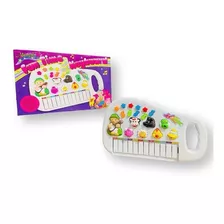 Teclado Brinquedo Musical Infantil Interativo Sons De Bichos