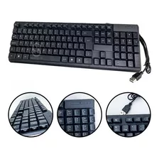 Teclado Super Confortável Para Pc Com Fio Usb Altomex A-530 Cor De Teclado Preto Idioma Abnt2