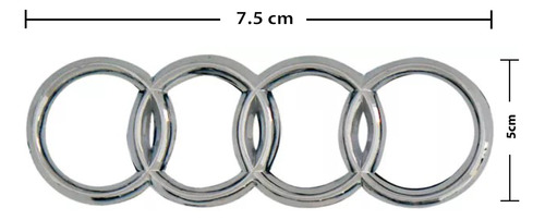 Emblema Logo Cromo De Audi A4 Para Cajuela Foto 2