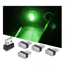  Luz De Noche Led Interior Autos Camionetas Usb Universal Rp