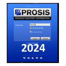 Prosis 2024 Catálogo Eletrônico Volvo, Instalação Remota.