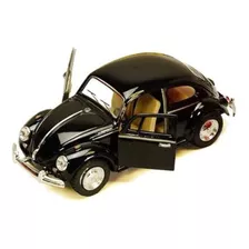 Auto Volkswagen Classic Beetle 1967 Kinsmart 1:32 Negro Cs