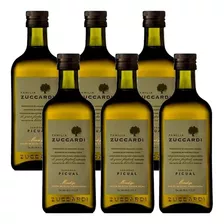 Caja X6 Aceite De Oliva Zuccardi Picual X500ml Extra Virgen 