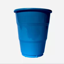 Copo Plástico Biodegradável 210ml (10 Und) - Azul Escuro