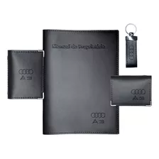 Kit Da Audi A3 Porta Manual - P. Docs - P. Cartão - Chaveiro