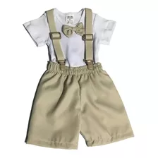 Roupa Infantil Conjunto Social Menino Festa Criança 1-3 Anos