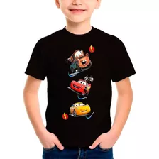 Polera Estampada 100%algodón Niño Cars Personajes Exclusivos