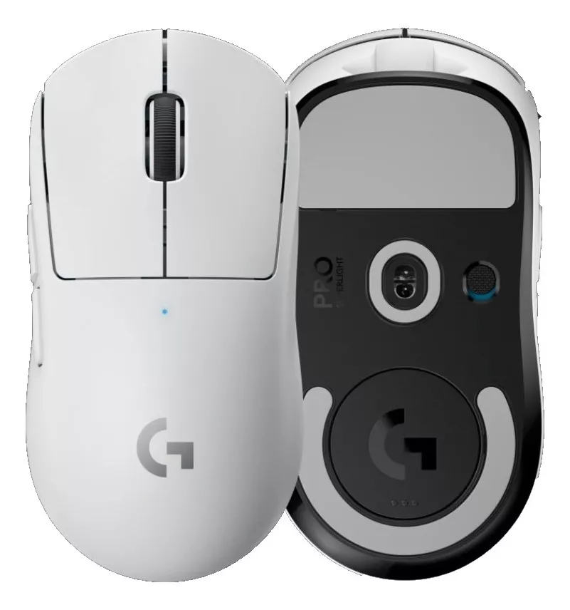 Mouse Para Jogo Sem Fio Recarregável Logitech  Pro Series Pro X Superlight Branco