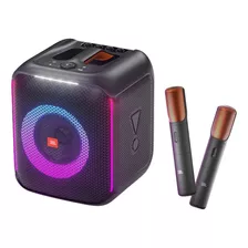 Bocina Portátil Jbl Partybox Encore 2 Micrófonos Bluetooth. Color Negro