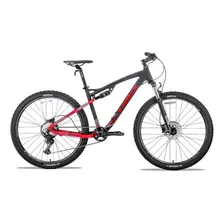 Bicicleta Trinx Brave 1.8 Aro 29 Doble Suspensión Enduro Color Negro / Roja Tamaño Del Cuadro M/l