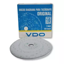 Discos Diagrama Para Tacógrafo Original Vdo 7 Dias 180km