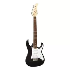 Guitarra Elétrica Thomaz Teg-310 Stratocaster De Madeira Maciça Preta Com Diapasão De Pau-rosa