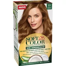 Kit Tintura Wella Professionals Soft Color Tinte De Cabello Tono 77 Marron Dorado Para Cabello