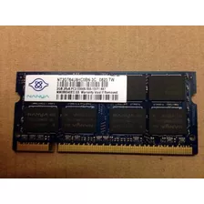 Memória Ram Ddr2 2gb 1 Nanya Nt2gt64u8hc0bn-3c Pc-2 5300