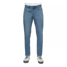 Jeans Slim Comfort Lavado Azul Hombre Fashion's Park