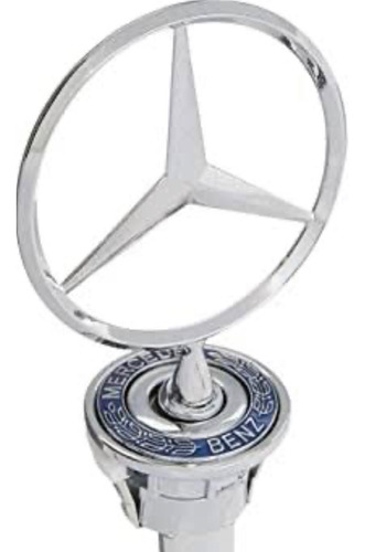 Emblema Cofre Compatible Mercedes Benz Cromo Foto 3
